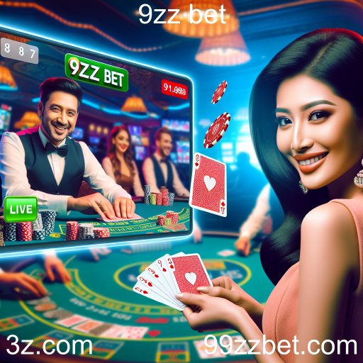 Experiência Realista com Jogos Ao Vivo no 9zz Bet